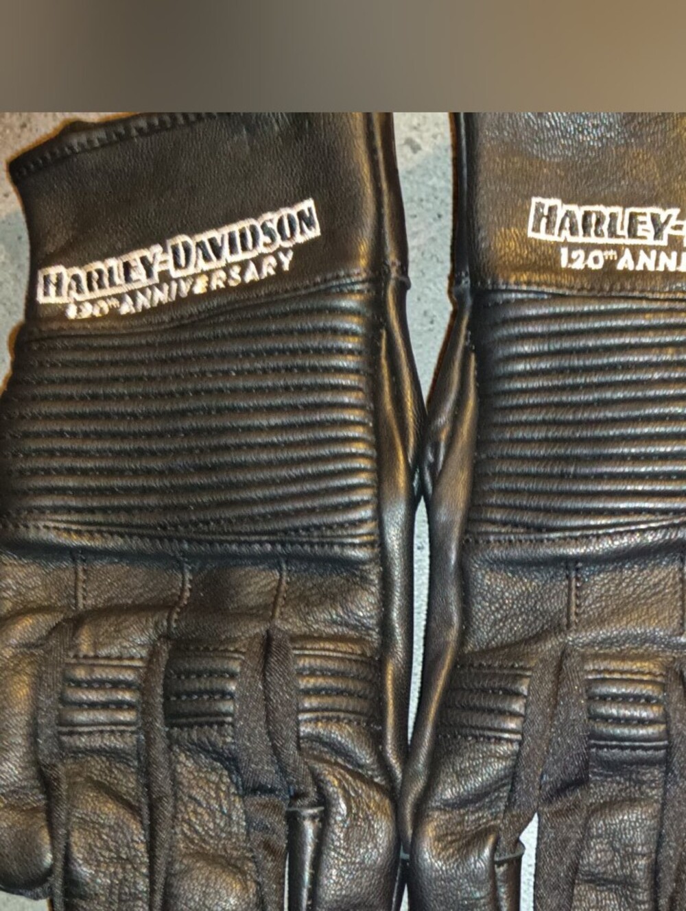 Harley-Davidson 120th Anniversary Revelry Leather Gloves Women's XL 97175-23VW - Picture 9 of 14